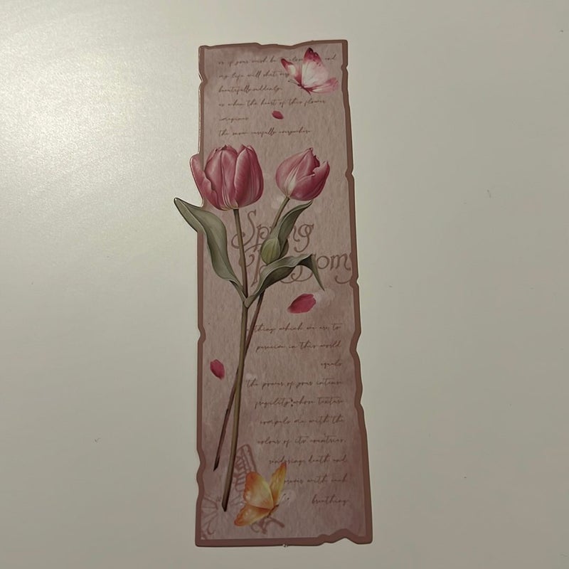 floral bookmark