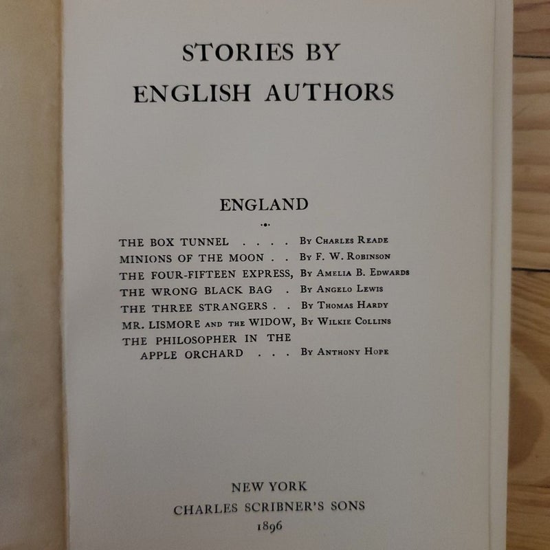 Stories By English Authors 