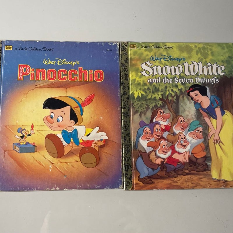 Little Golden Book Lot! 1990s Disney & a Contemporary First Edition Paw Patrol