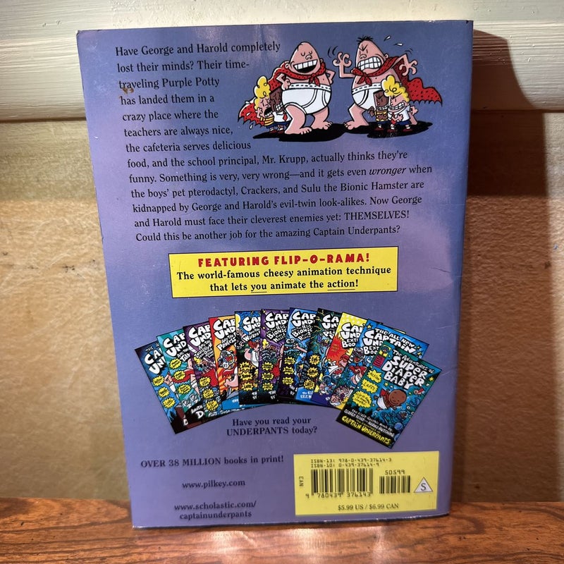 Captain Underpants The 2nd, 3rd, 4th and 8th Epic Novel