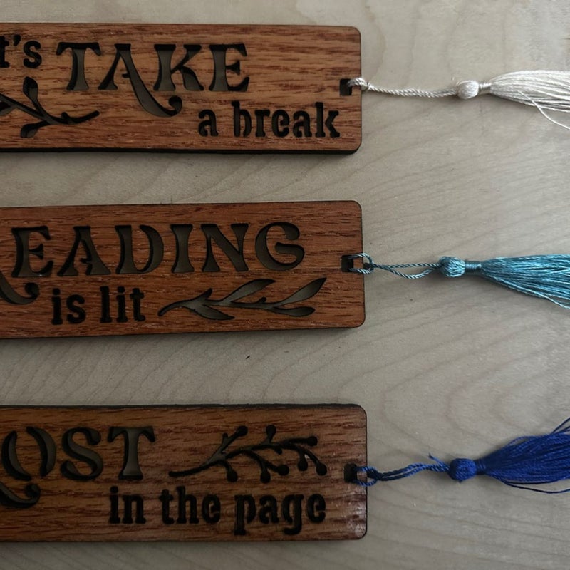 Wooden Bookmarks