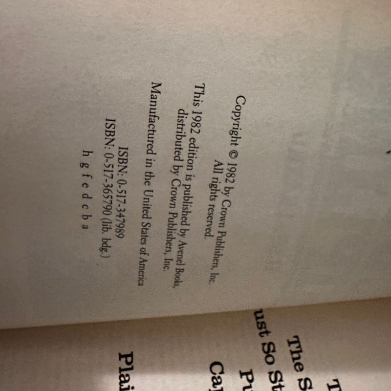 Rudyard Kipling Illustrated Avenel 1982 The Jungle Book And Many Short Stories