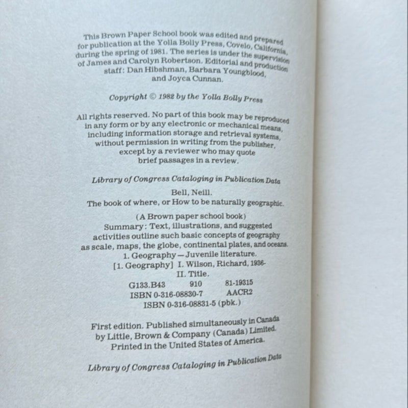 The Book of Where