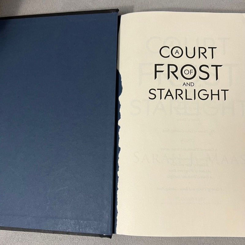 A Court of Frost and Starlight (out of print edition, NO DUST JACKET)