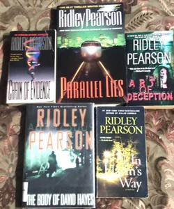 Ridley Pearson 5 book lot