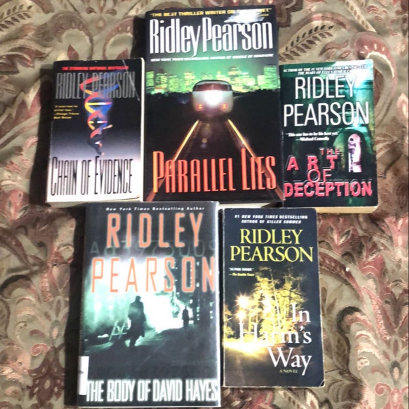 Ridley Pearson 5 book lot