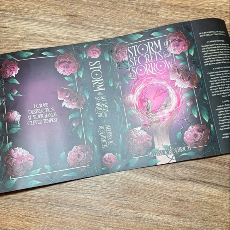 Storm of Secrets and Sorrow Fae Crate Dustjacket