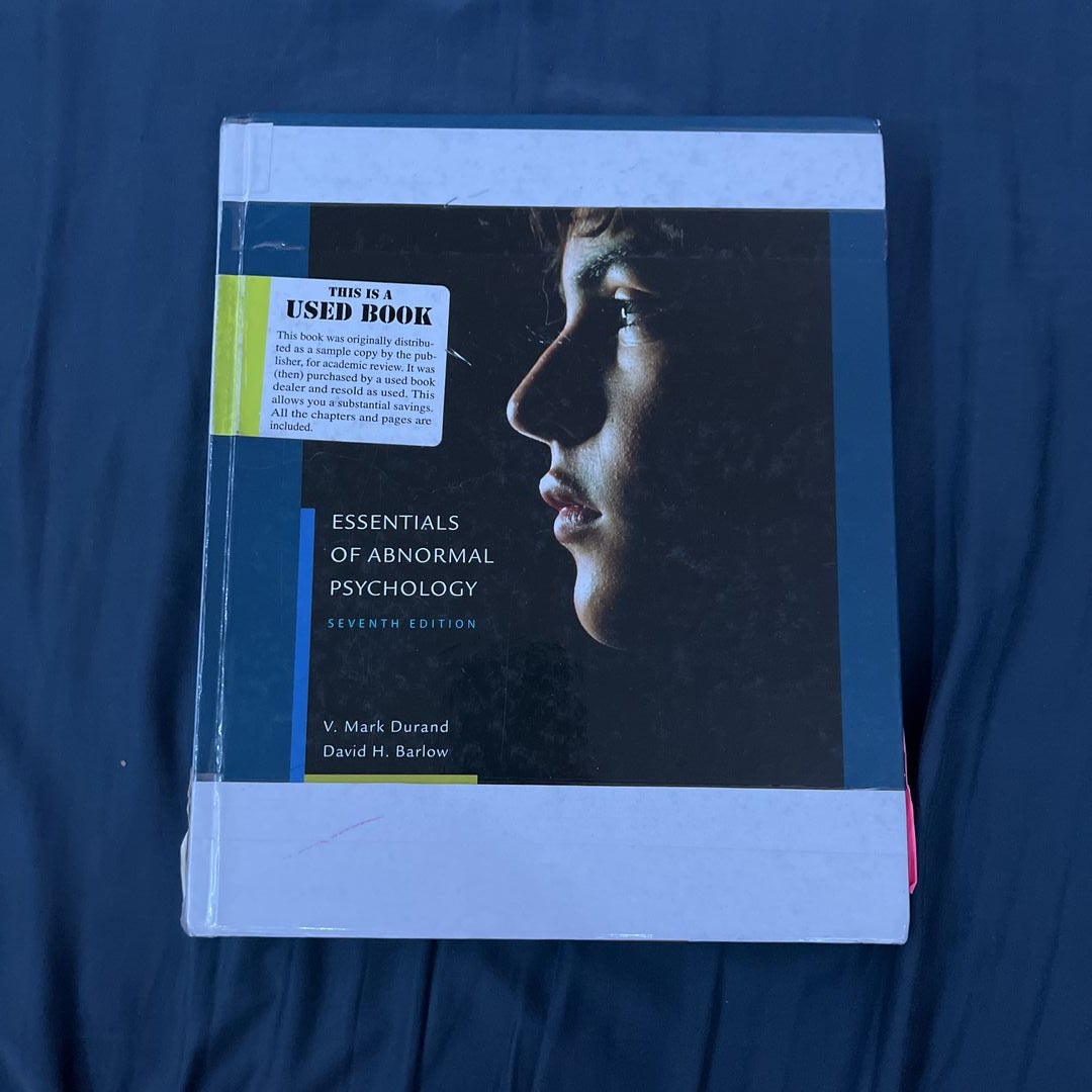 Essentials Of Abnormal Psychology By V. Mark Durand & David H. Barlow ...