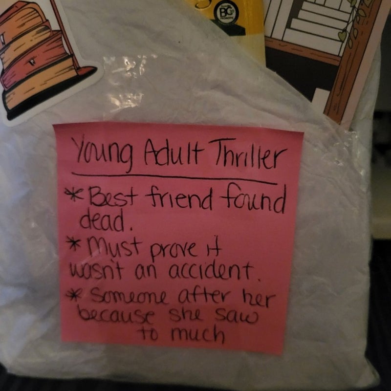 Young Adult Thriller Blind Date With A Book #30