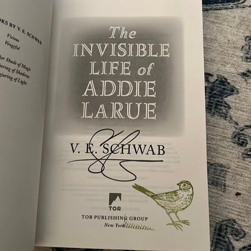 The Invisible Life of Addie Larue *SIGNED*