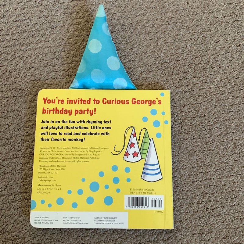 Happy Birthday to You, Curious George! Party Hat Book