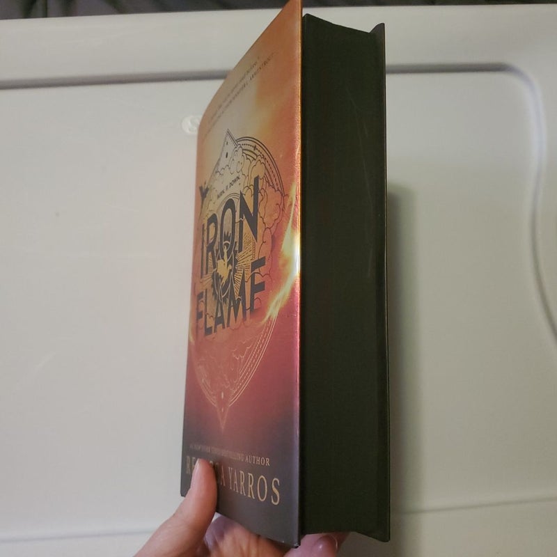 Iron Flame 1st edition w/black edges