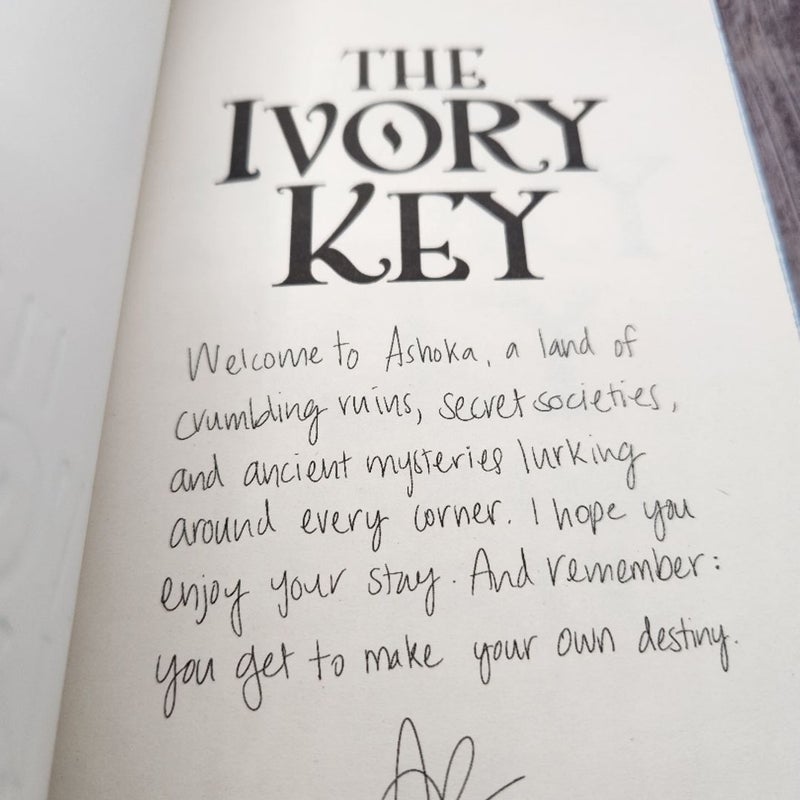 Illumicrate Signed Special Edition -The Ivory Key by Akshaya Raman