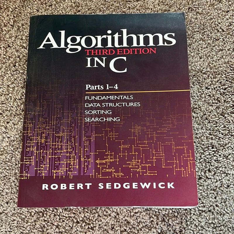 Algorithms in C, Parts 1-4