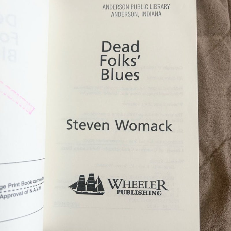 Dead Folks' Blues  Ex Lib 11191