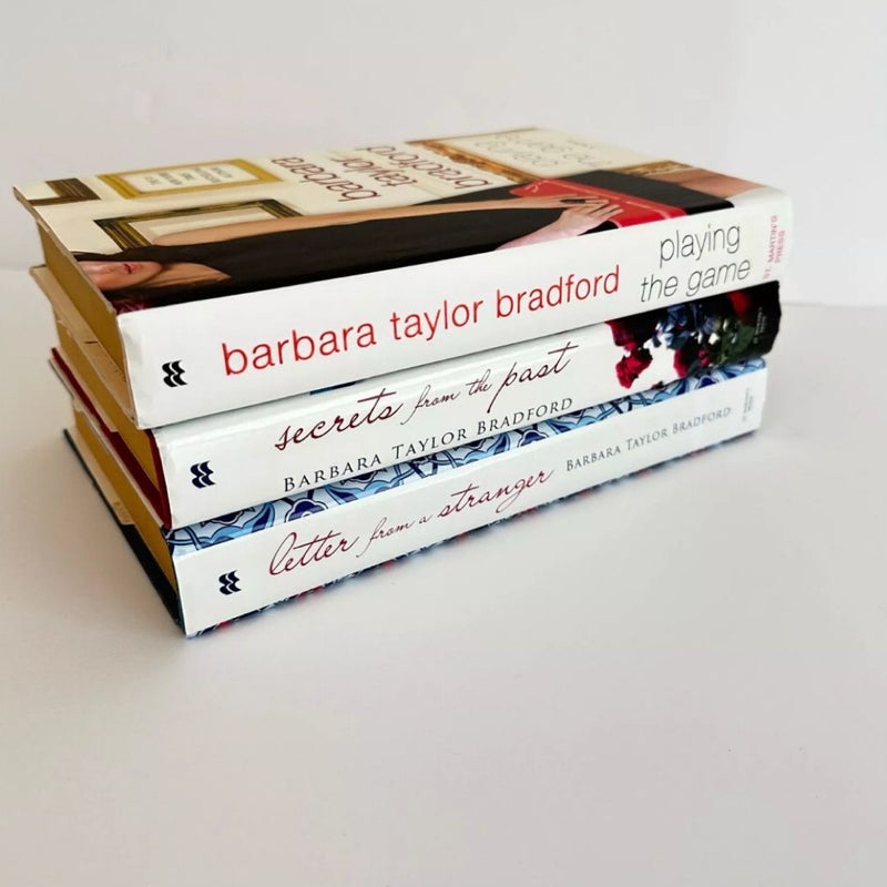 Barbara Taylor Bradford Book Bundle, 3 Books, Stand Alone Novels