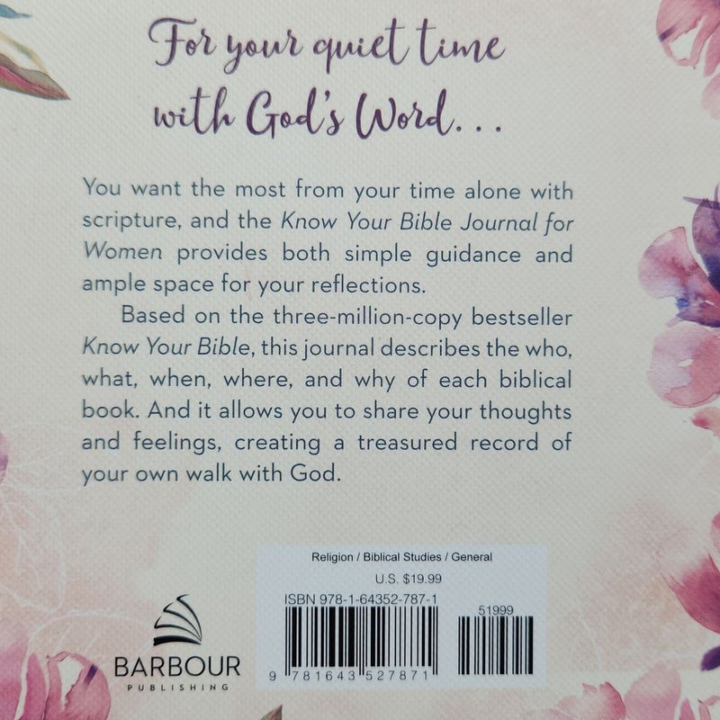 Know Your Bible Journal for Women