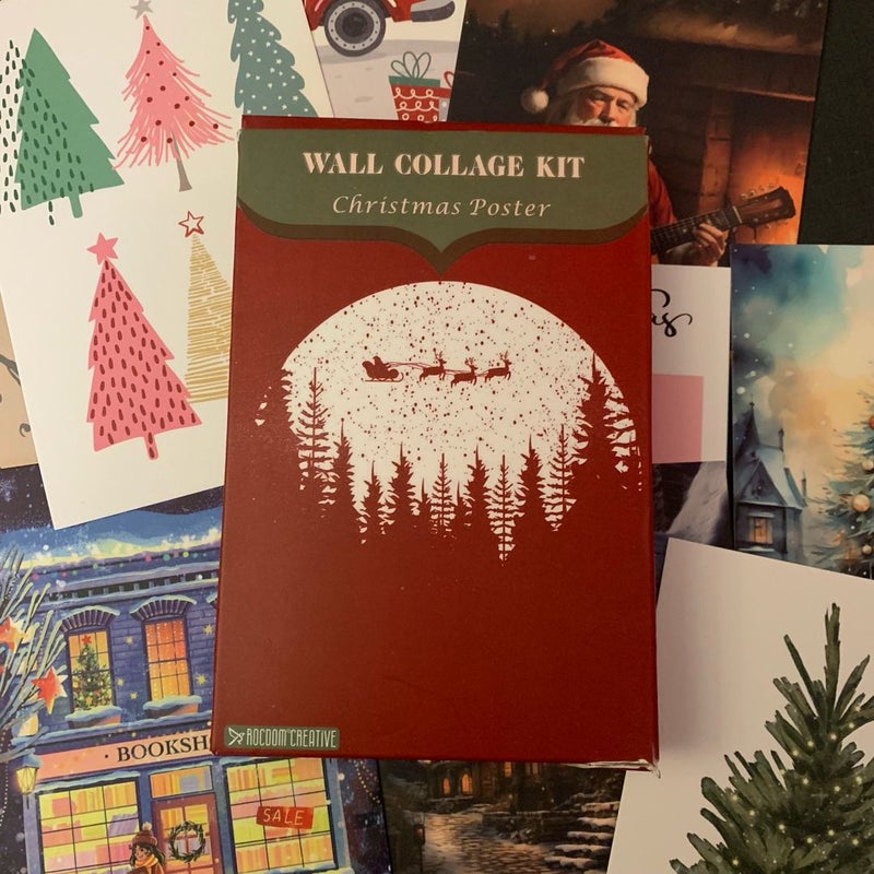 Christmas Poster Wall Collage Collection Kit