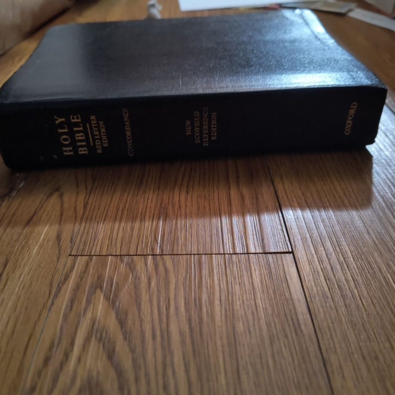 Holy Bible concordance new scofield reference edition 