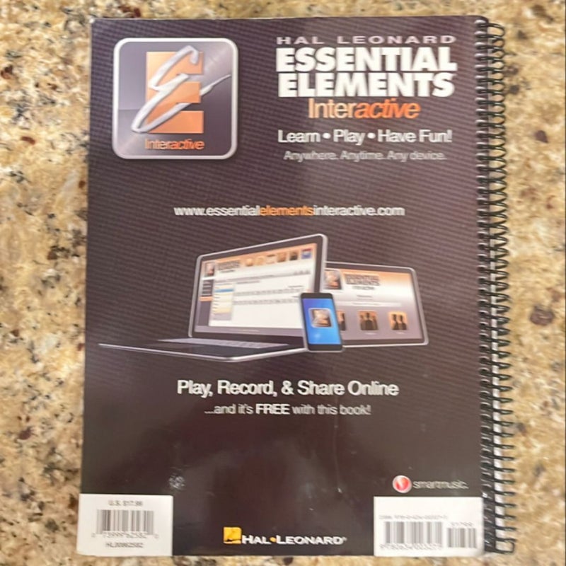 Essential Elements for Band - Percussion/Keyboard Percussion Book 1 with EEi (Book/Online Audio)