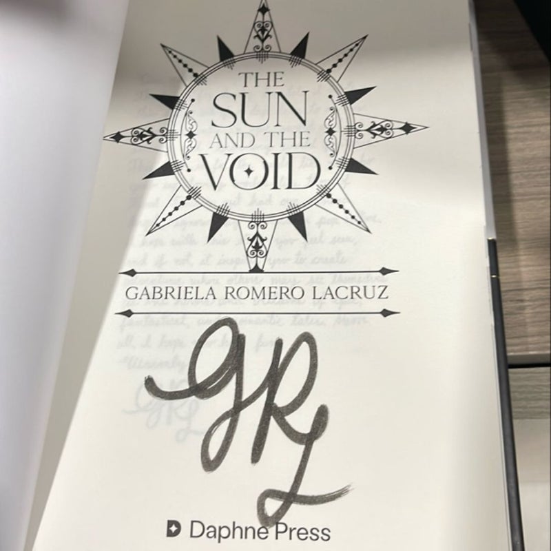 The sun and the void - signed special edition