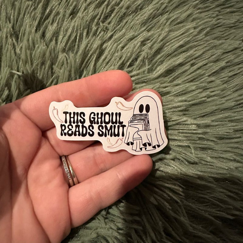 This ghoul reads smut sticker