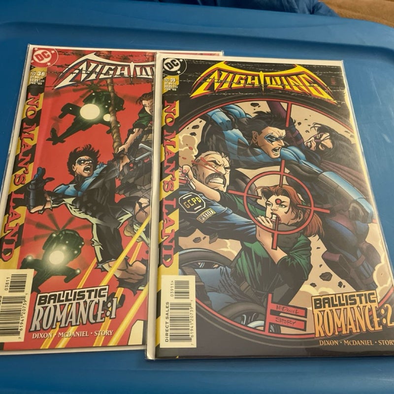 Nightwing #38 #39 (1999DC) Ballistic Romance :1 &:2