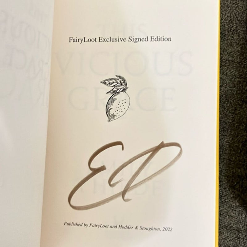 This Vicious Grace Duology (Fairyloot Exclusive Signed Edition)