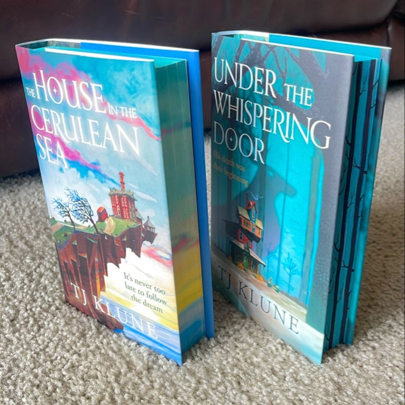 The House in the Cerulean Sea & Under the Whispering Door TJ Klune Illumicrate exclusive edition