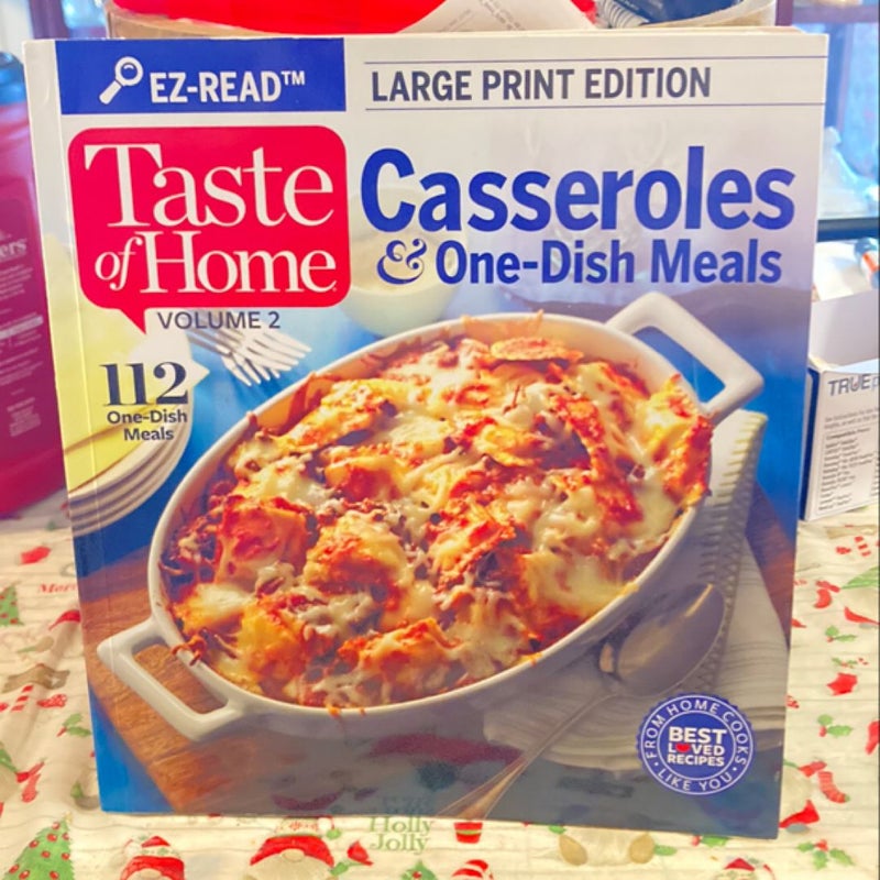 Taste of Home Volume 2 Casseroles & one dish meals