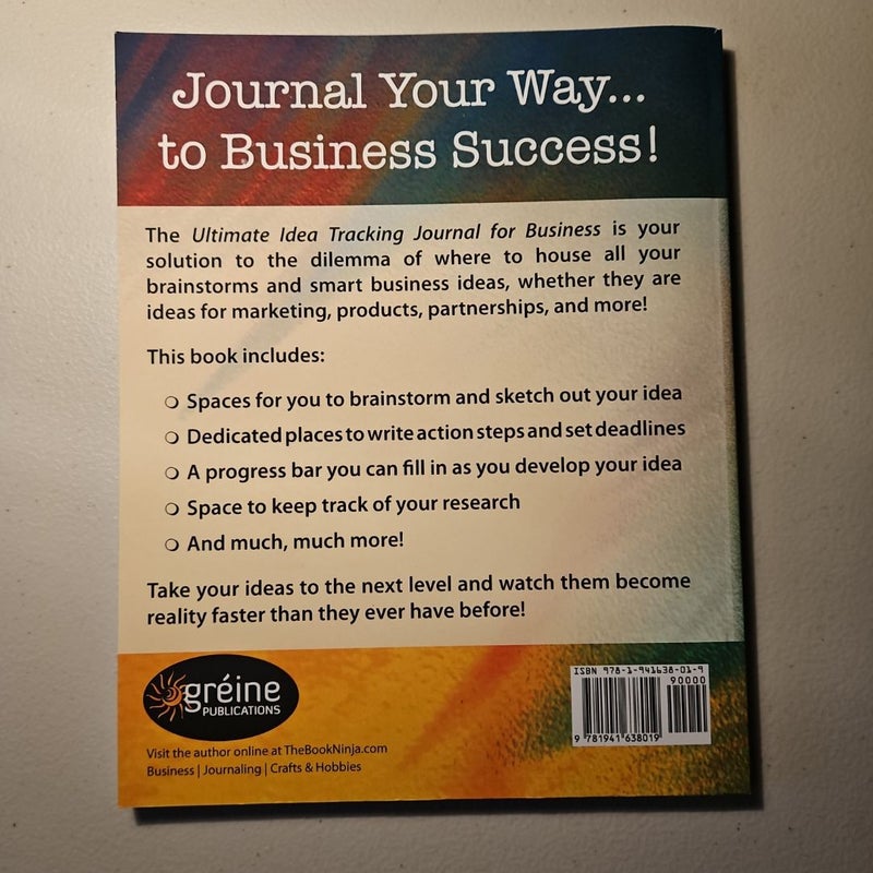 Ultimate Idea Tracking Journal for Business