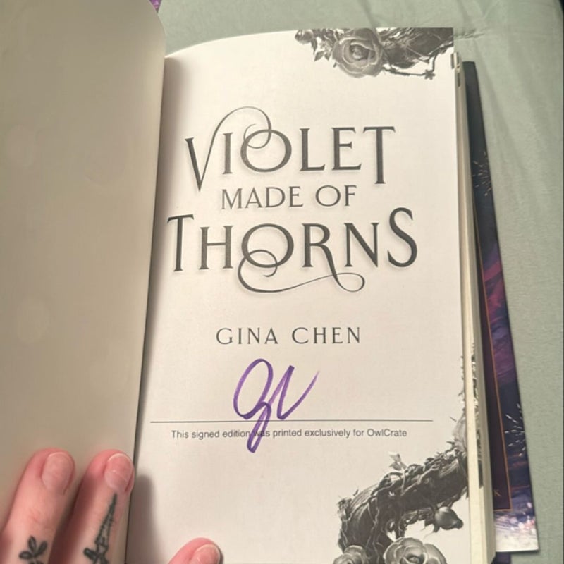 Violet Made of Thorns - Signed Owlcrate 