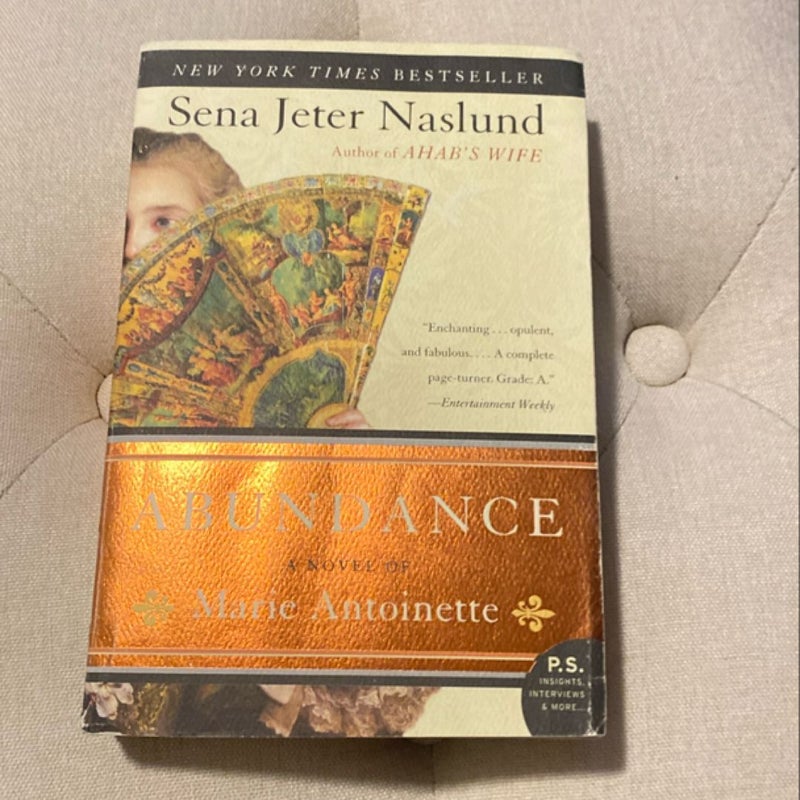 Abundance, a Novel of Marie Antoinette