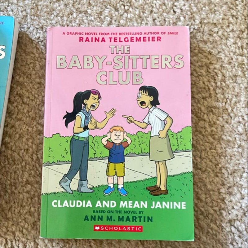 The Baby-Sitters Club Books 1, 3 & 4