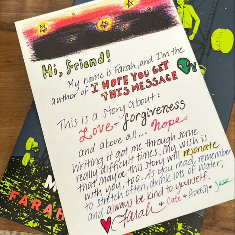 I hope you get this message ( signed OwlCrate ) 