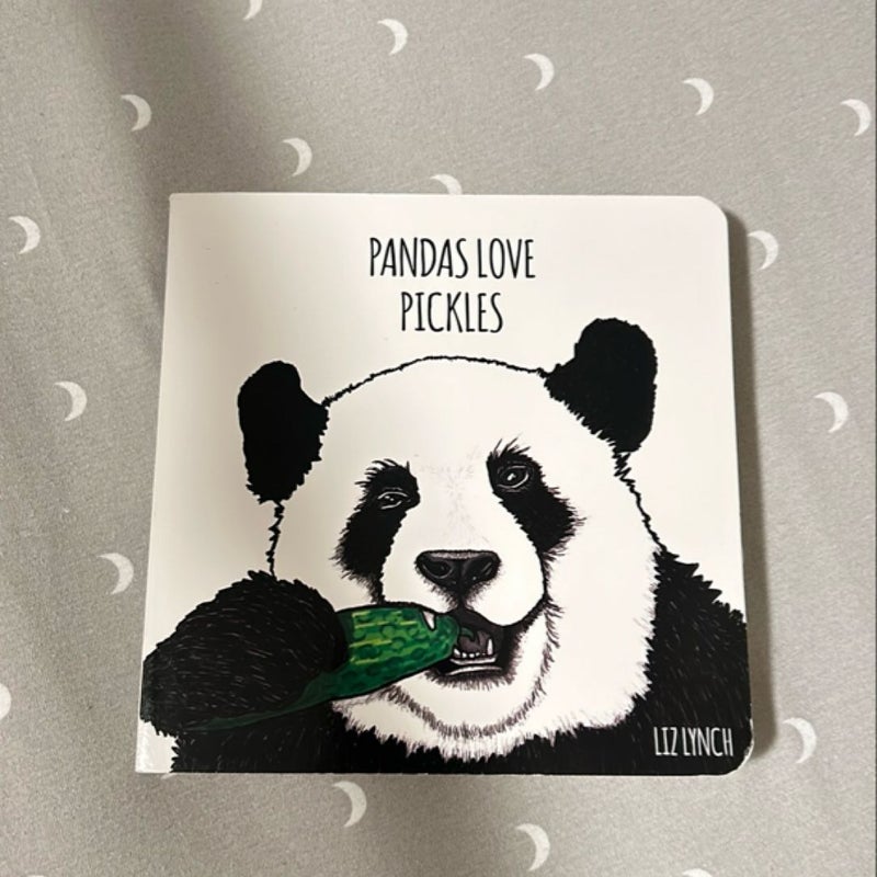 Pandas love pickles