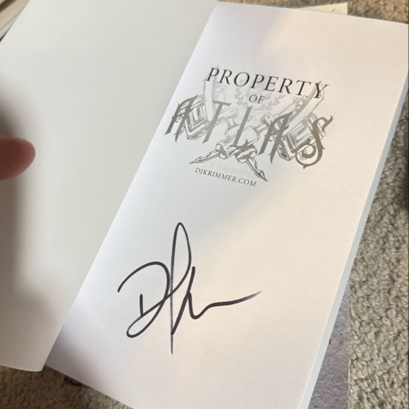 Atlas *signed*out of print*