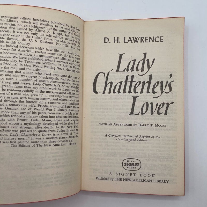 Lady Chatterley’s Lover