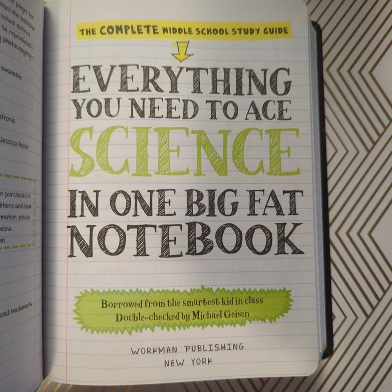 Everything You Need to Ace Science in One Big Fat Notebook