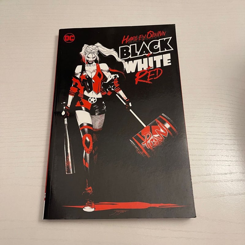 Harley Quinn Black + White + Red