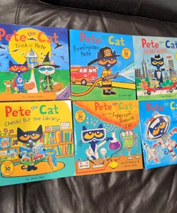 Pete the Cat: lot of 6 books