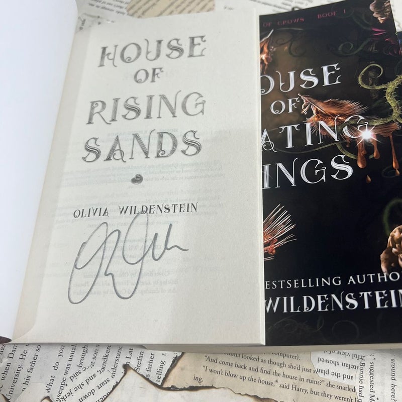 House of  beating wings Kingdom Of Crows 0-4 oop indie covers signed Olivia