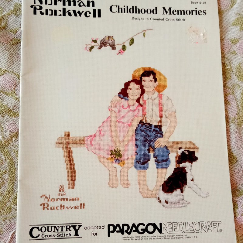 Norman Rockwell Childhood Memories Cross Stitch Charts