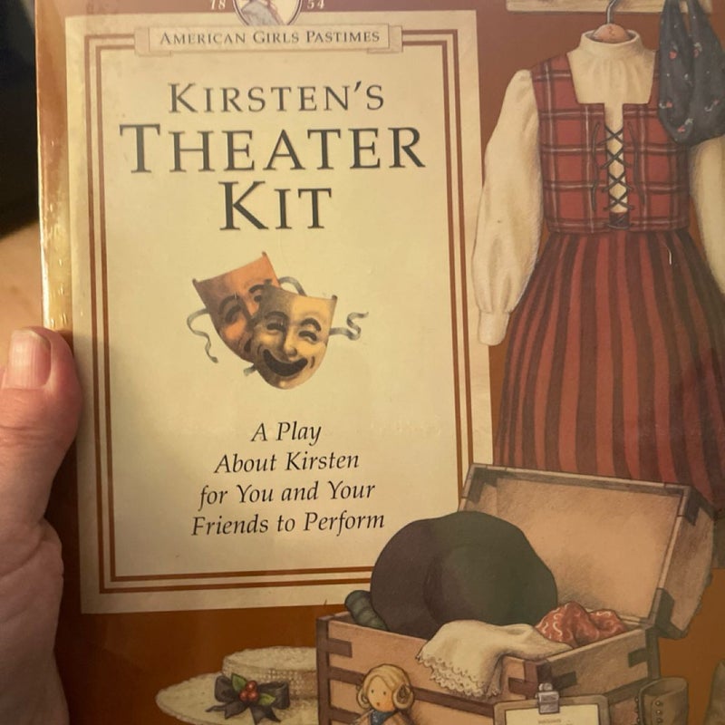 American Girl Kirsten Theater kit Dolls 1854 Pioneer Girl New SEALED
