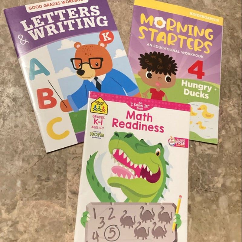 Kindergarten Workbooks Bundle