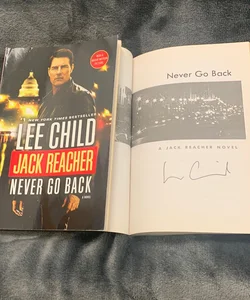 SIGNED - Jack Reacher: Never Go Back (Movie Tie-In Edition)