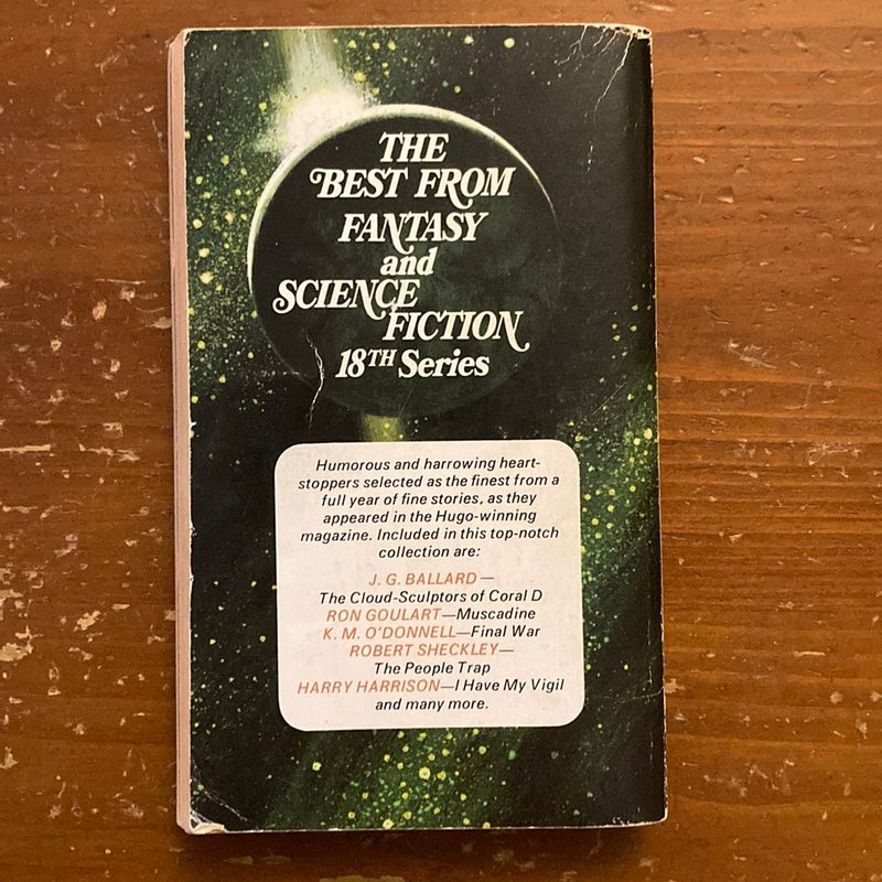 The Best from Fantasy and Science Fiction 18th Series
