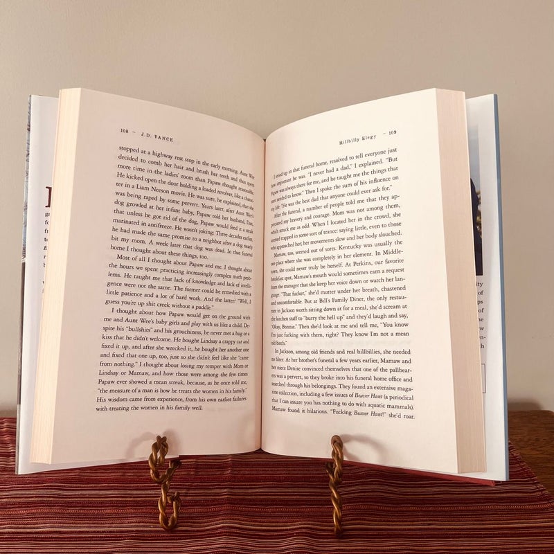 First Edition Hillbilly Elegy