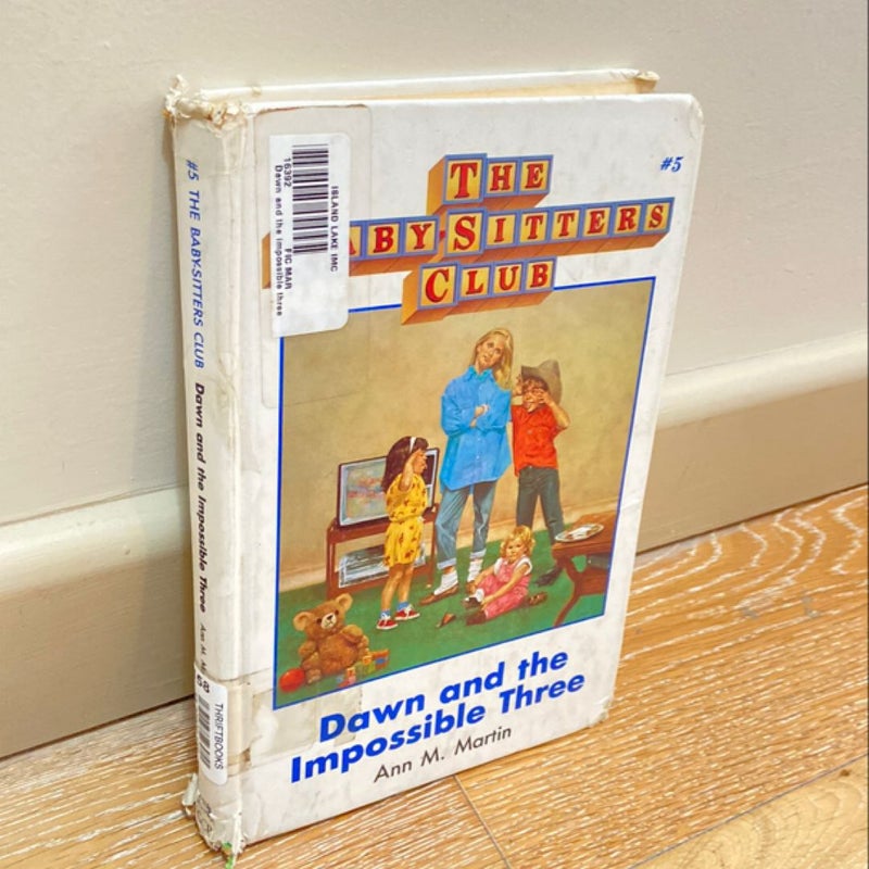 The Baby-Sitters Club Dawn And The Impossible Three Hardcover