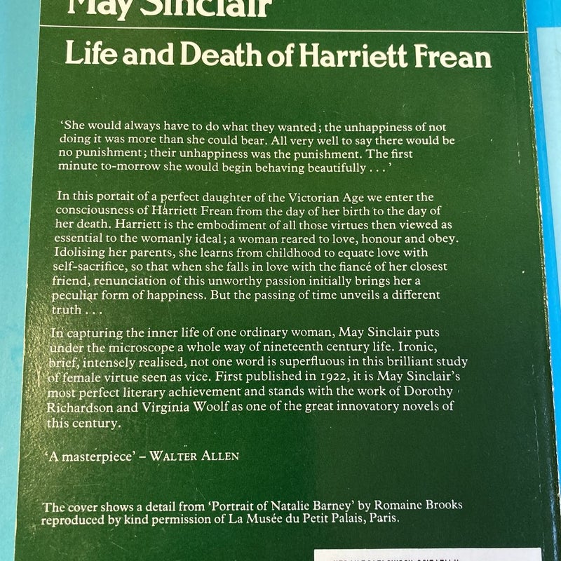 Life and Death of Harriet Frean